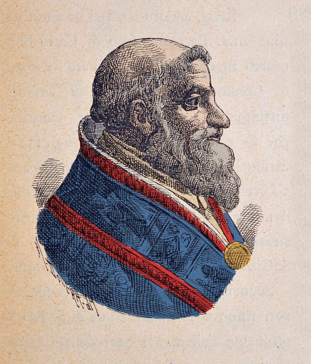 Portrait du Pape Sixte V (1585-1590) - Italian School