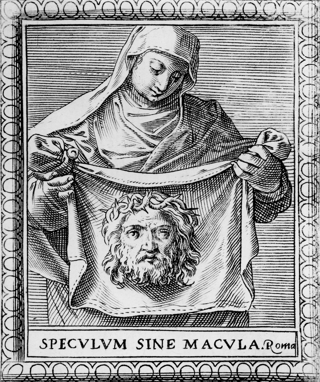 Le Voile de Véronique, gravé par Roma - Italian School