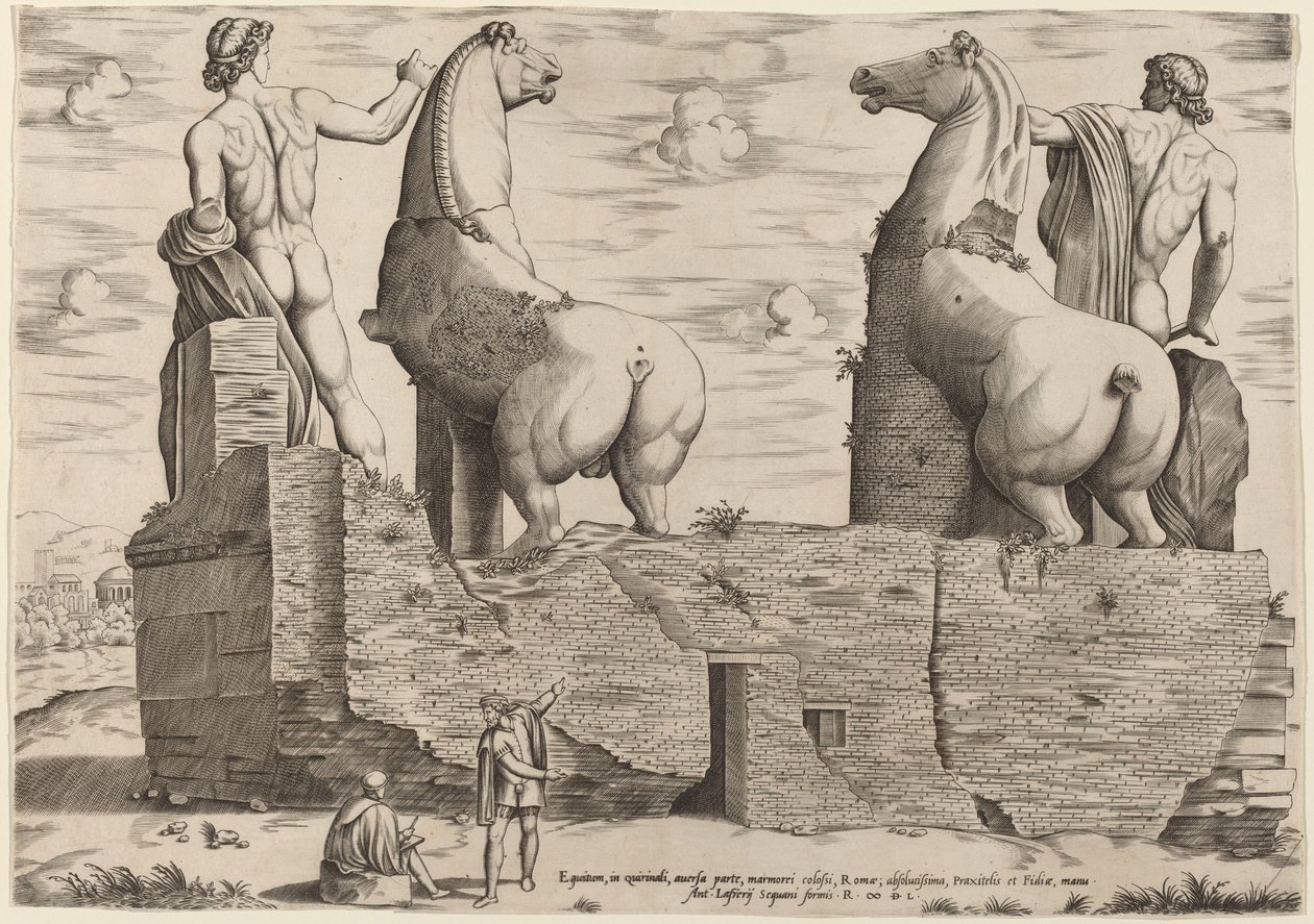 Equitum, in Quirinali, aversa parte - Italian 16th Century