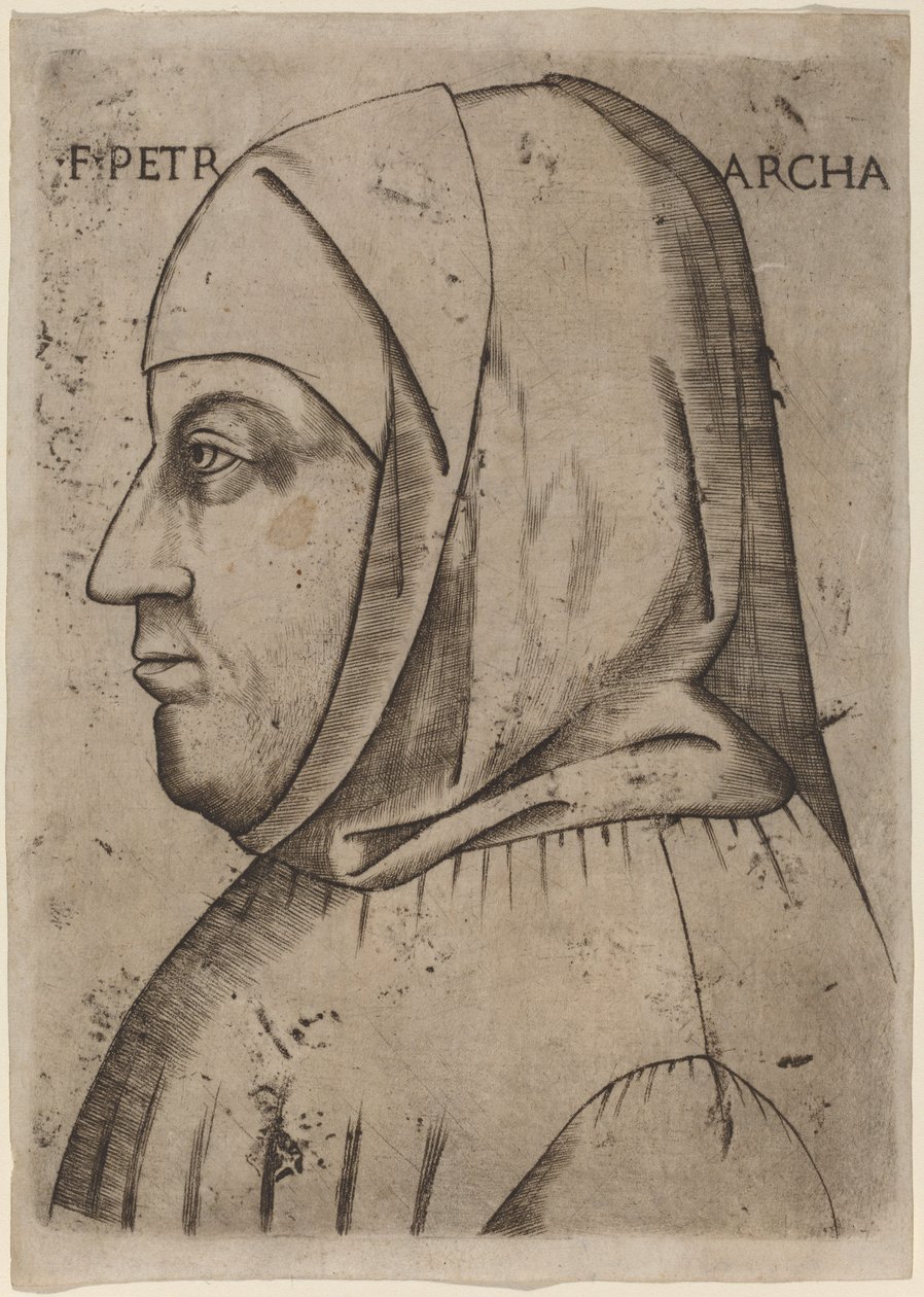 Portrait de Pétrarque - Italian 16th Century