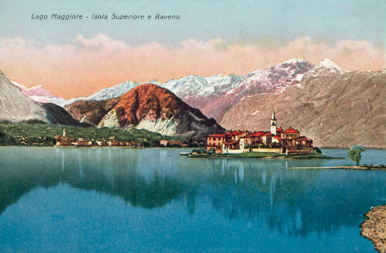 Lac Majeur, Isola Superiore et Baveno (photo couleur) - Italian Photographer