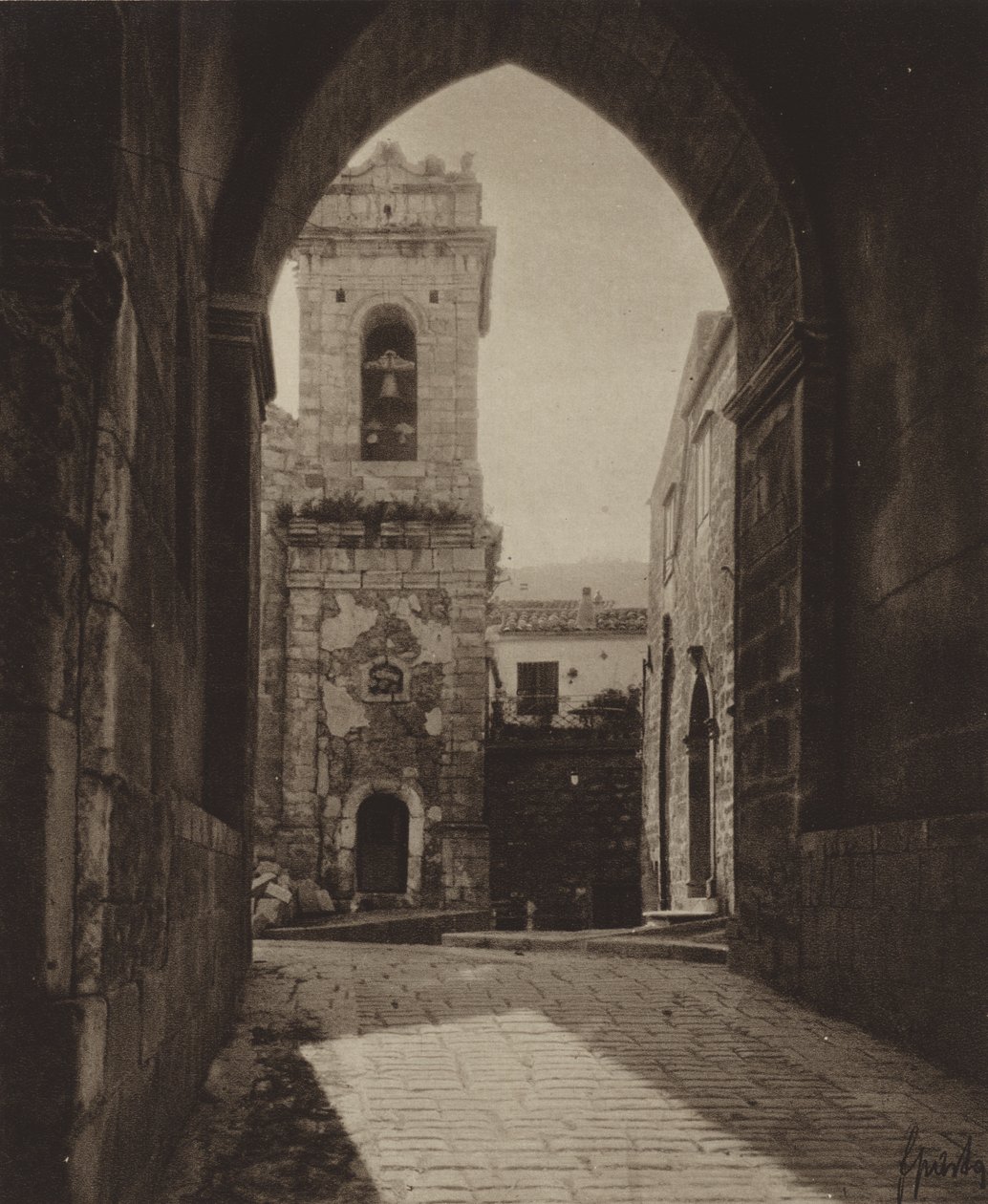 Sicilia / Sicile : Le Madonie, Petralia (photo n/b) - Italian Photographer