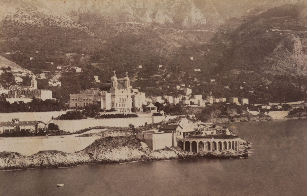 Le golfe de Montecarlo, 07/1887 (photo n/b) - Italian Photographer