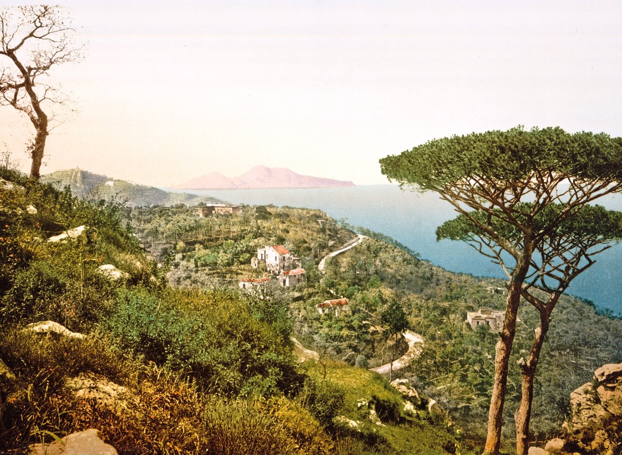 Vue du Vésuve à travers la baie de Naples - Italian Photographer