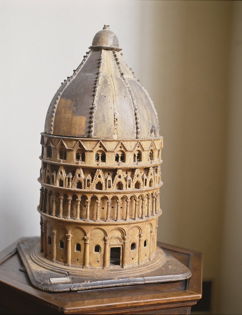Modèle du Baptistère de Pise - Italian School