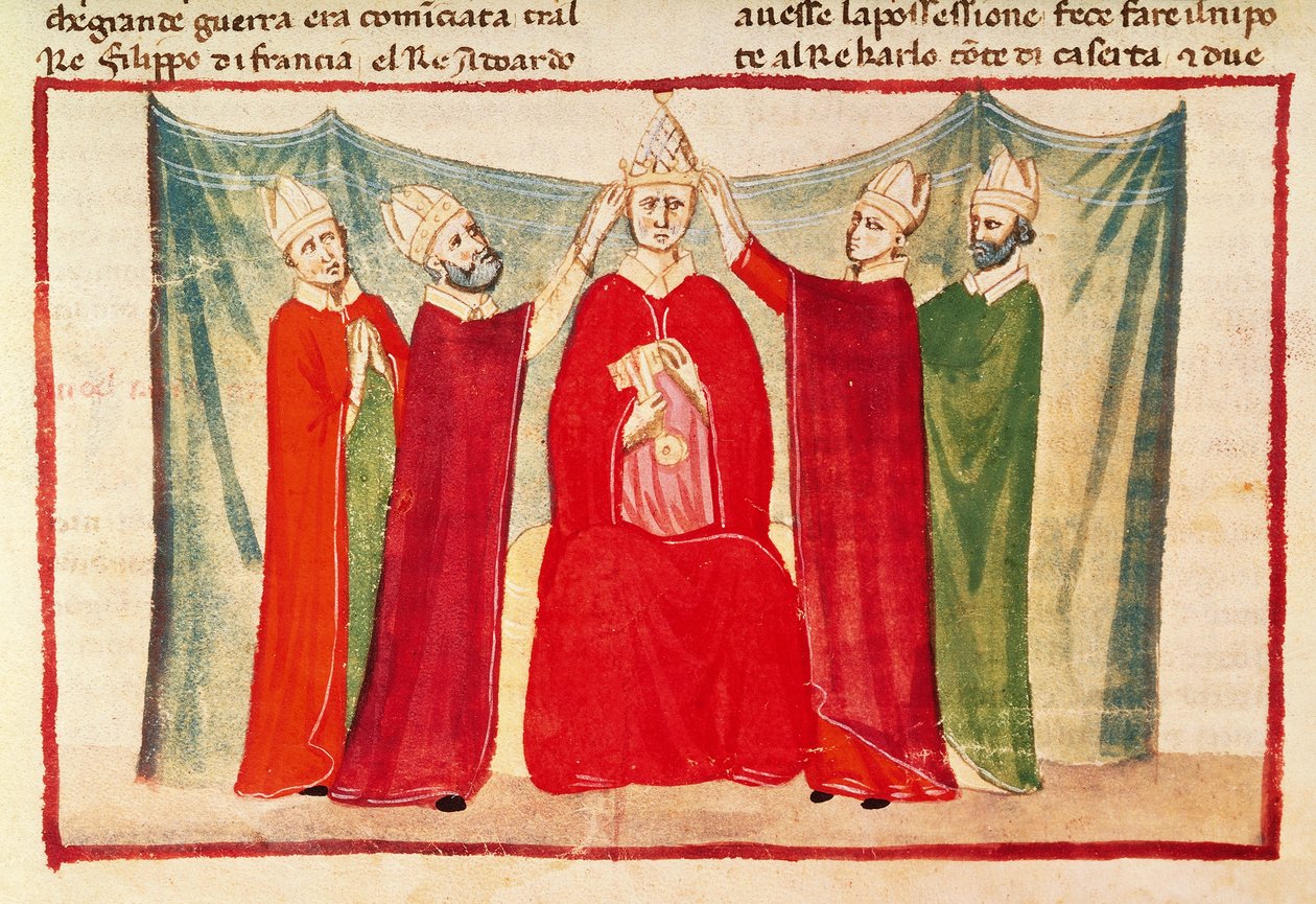 Couronnement du pape Boniface VIII - Italian School