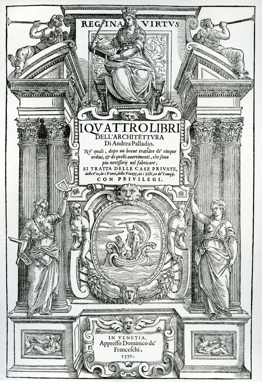 Frontispice des Quattro libri dell