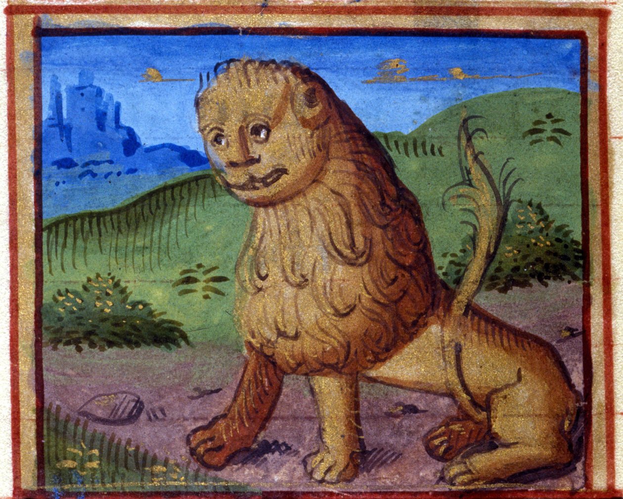 Horoscope italien, milieu du 15ème siècle - Italian School