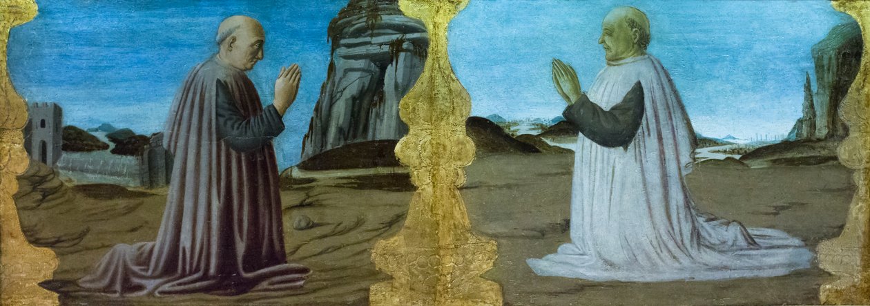 Paysage avec deux donateurs - Italian School