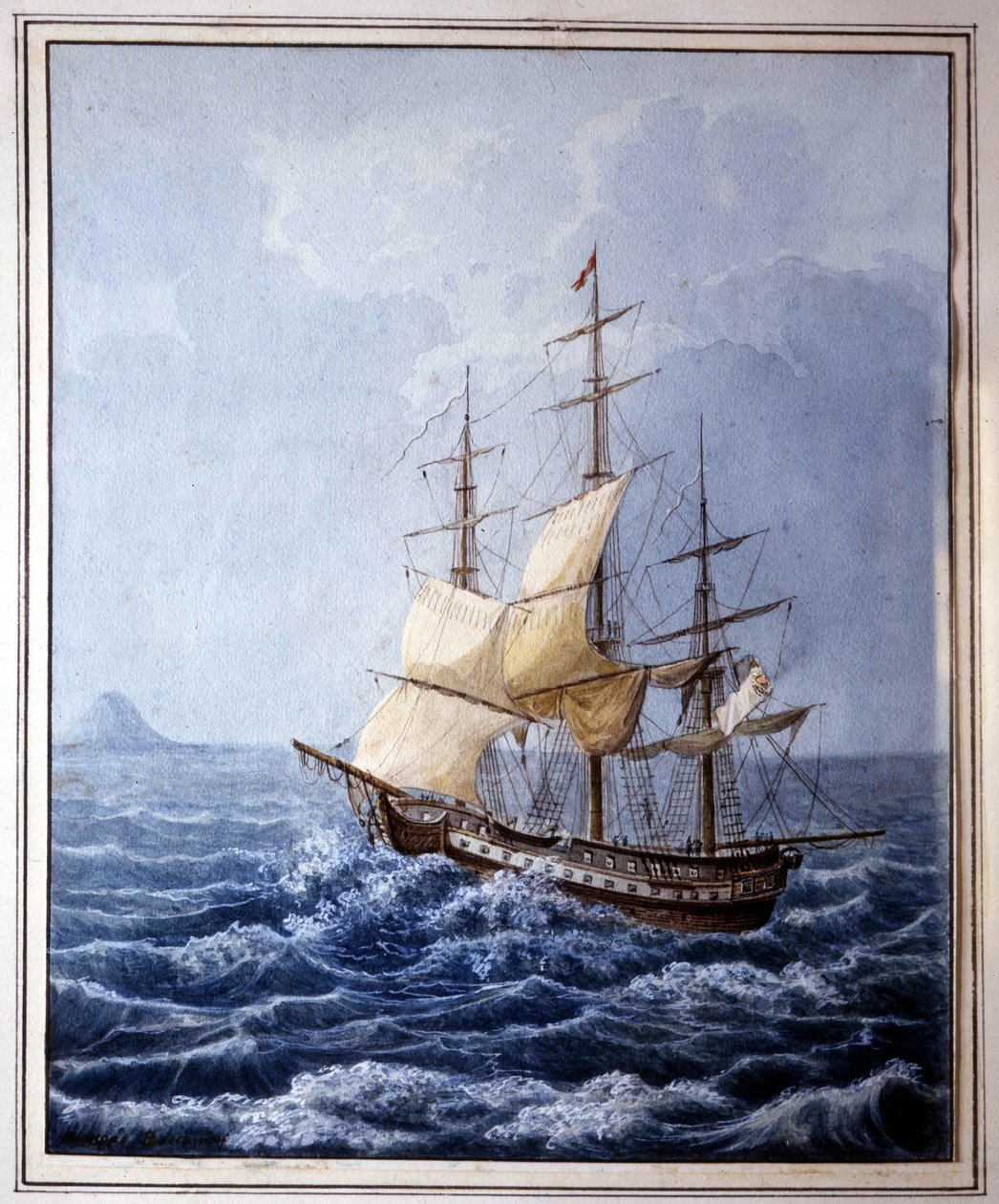 Marie Louise de Parme à bord d
