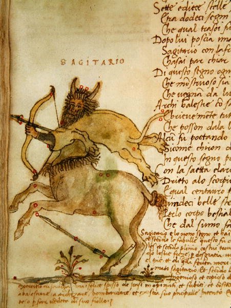 Ms Ital 483 P.4.7 f.157v Sagittaire, du 