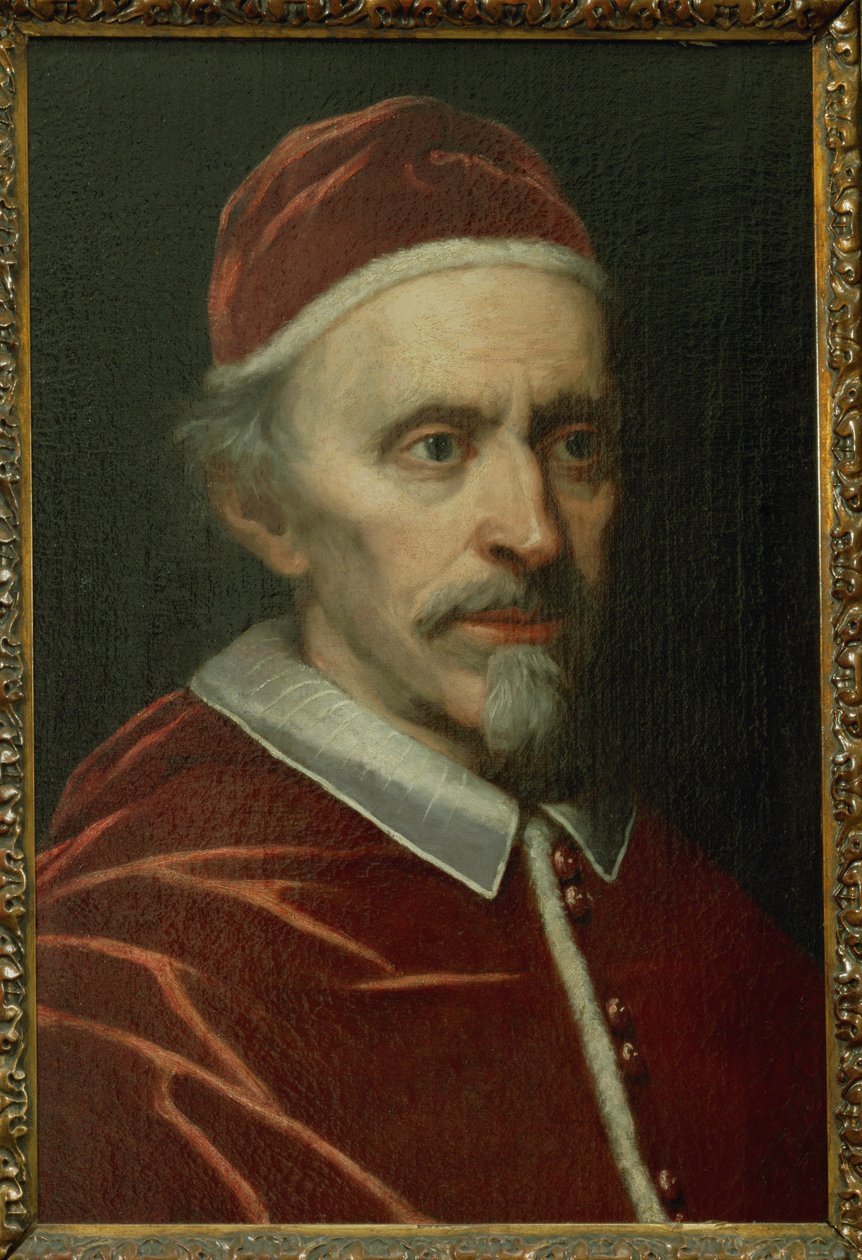 Le pape Innocent XI, pape 1676- 1689 ... (huile sur toile) - Italian School