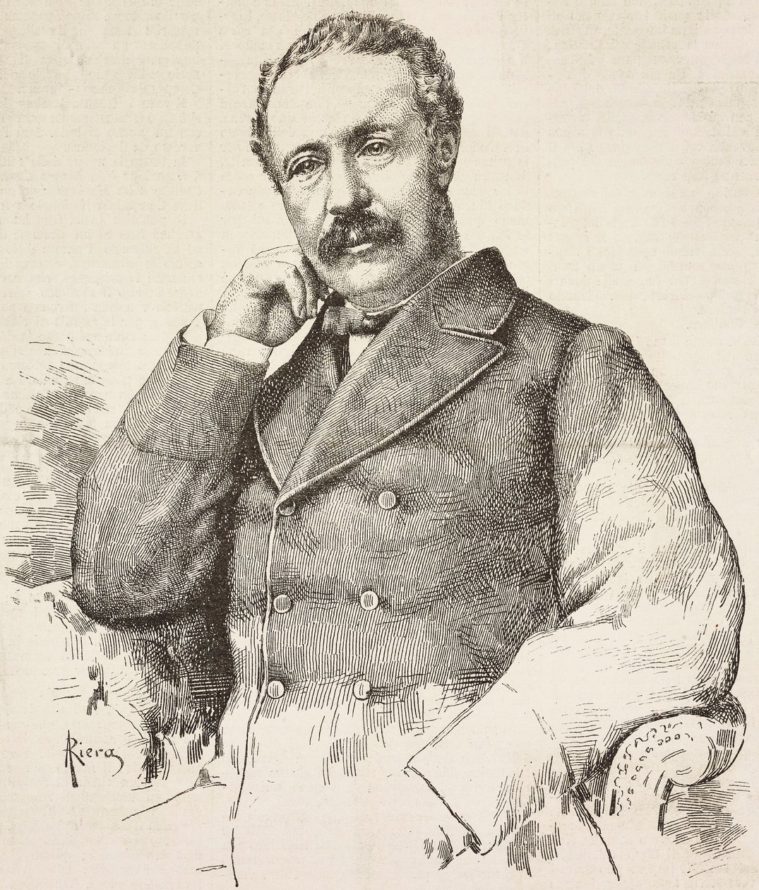 Portrait de Charles George Gordon, connu sous le nom de Gordon Pacha - Italian School