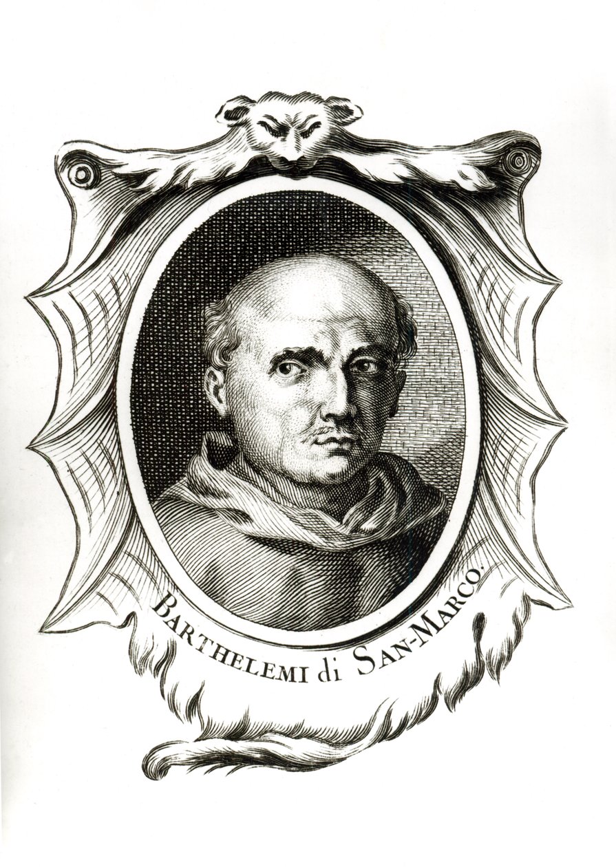 Portrait de Fra. Bartolomeo di San Marco - Italian School