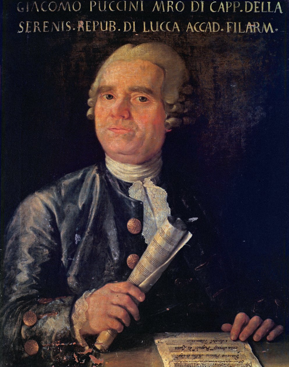 Portrait de Giacomo Puccini (1712-1781) - Italian School