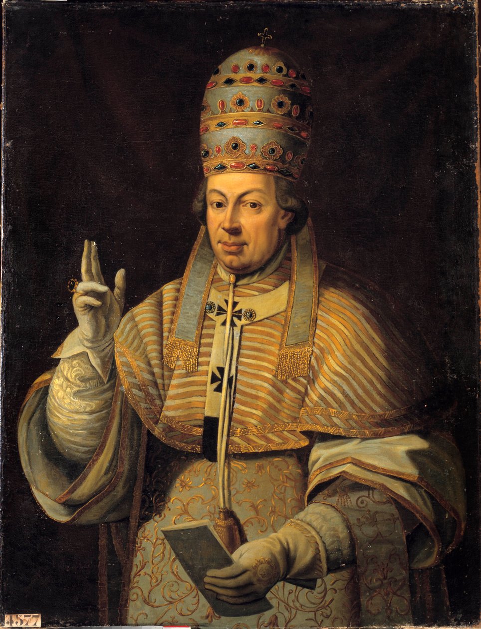 Portrait du Pape Pie VI - Italian School