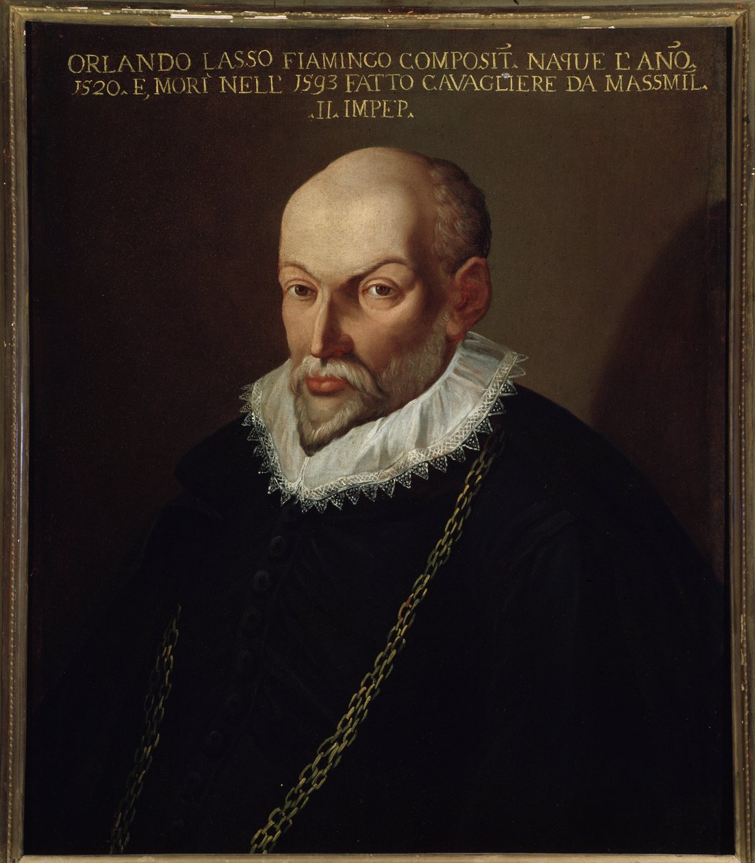Portrait de Roland de Lassus (1532-1594) compositeur flamand - Italian School