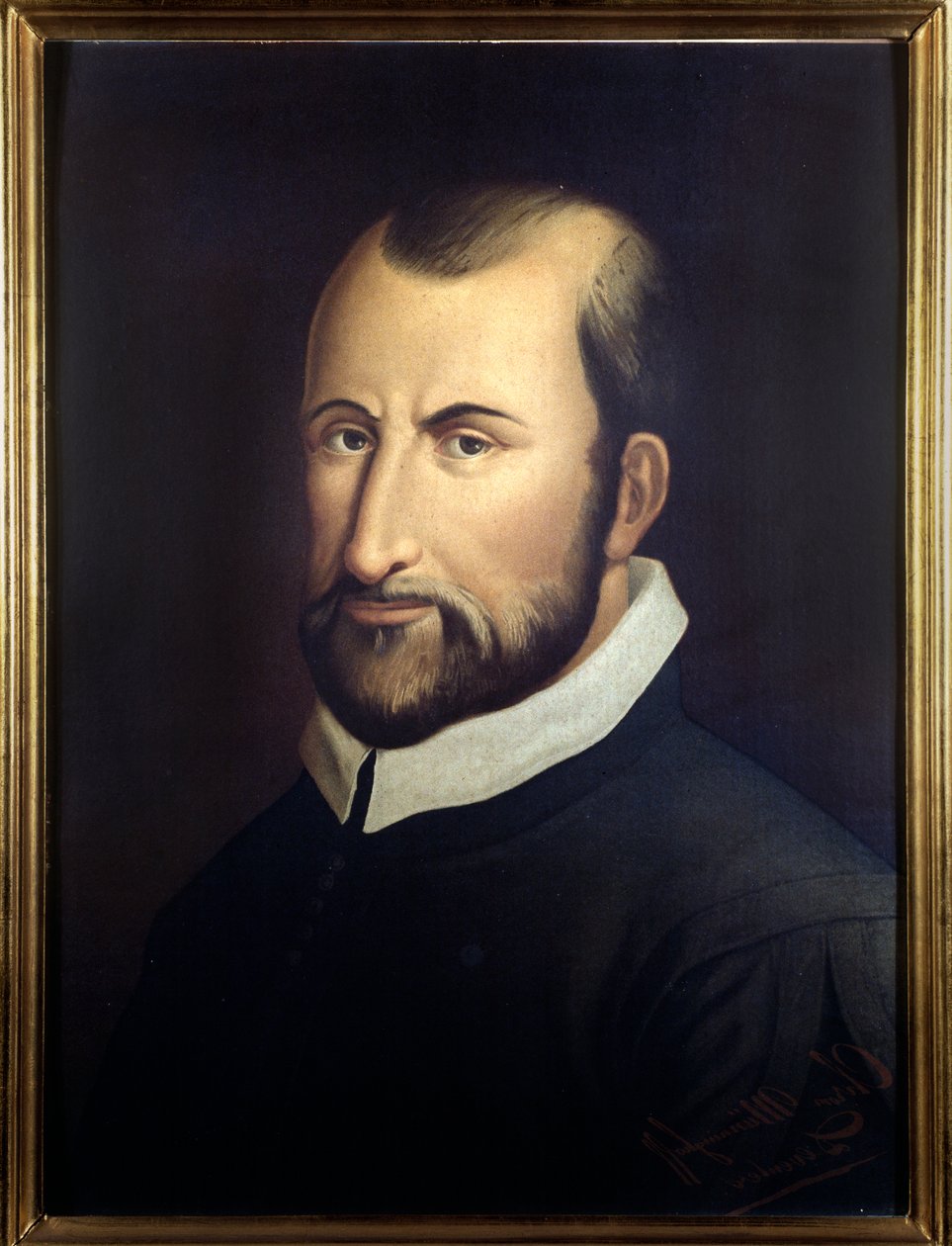 Portrait du compositeur italien Giovanni Pierluigi da Palestrina (1525-1594). - Italian School
