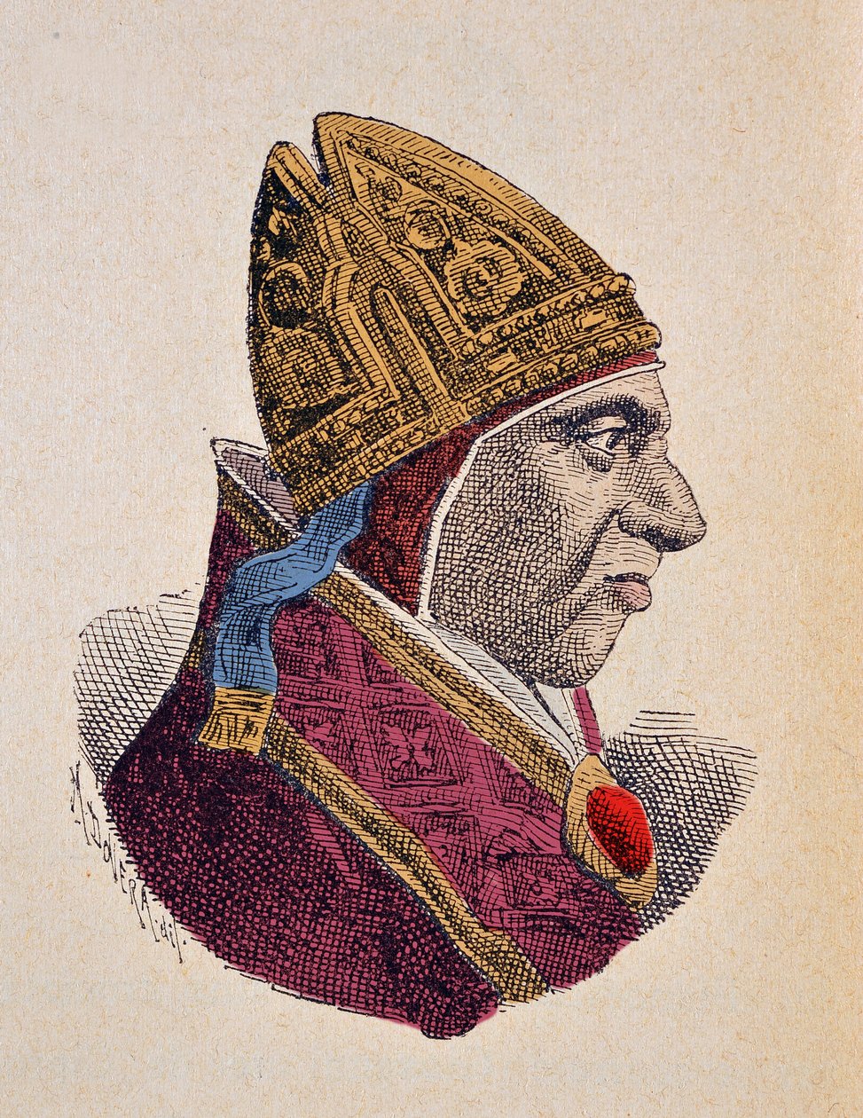 Portrait du Pape Calixte III (1455-1458) - Italian School