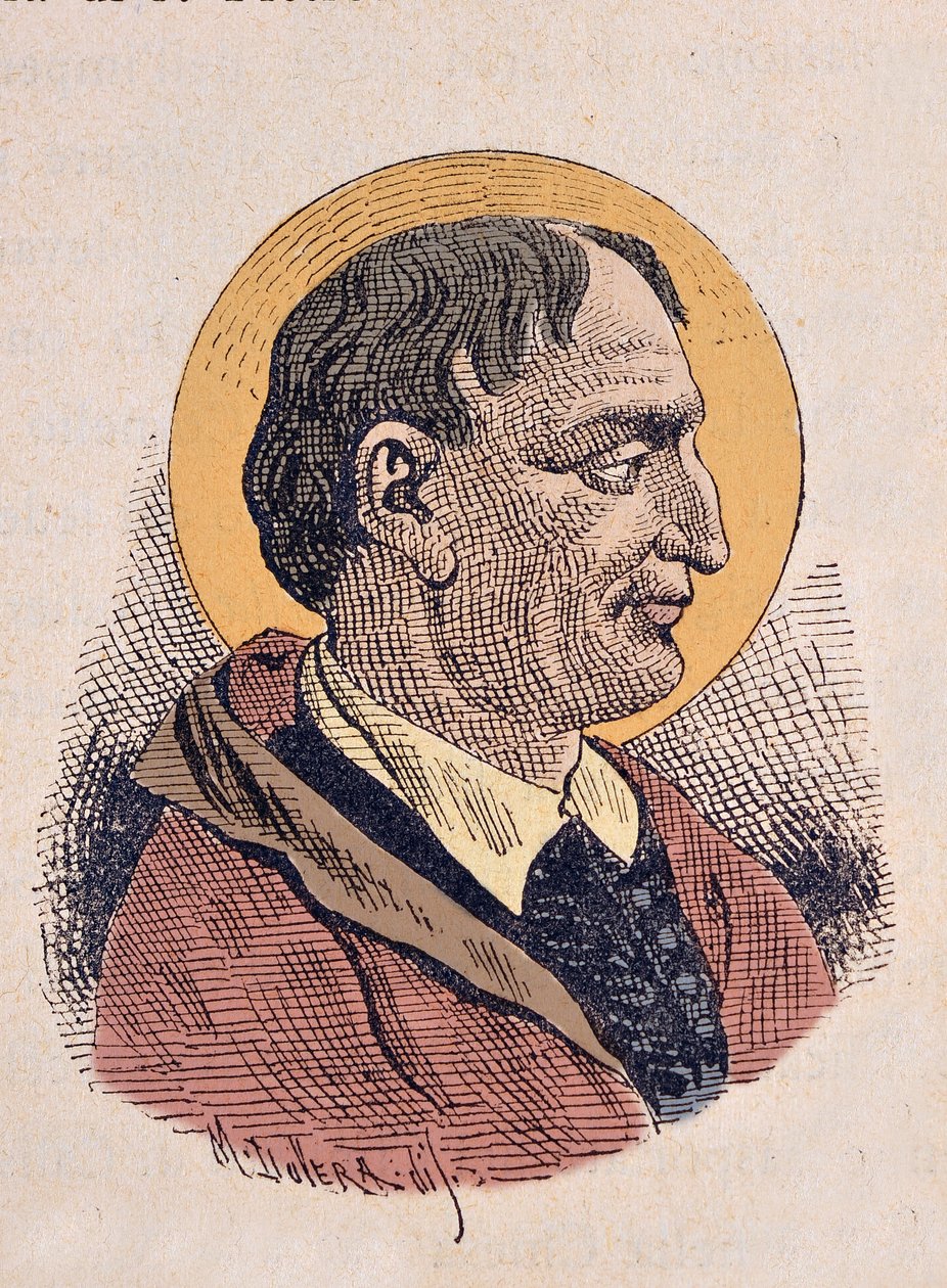 Portrait du pape Corneille (Cornelius ou Cornelio) (251-253) - Italian School