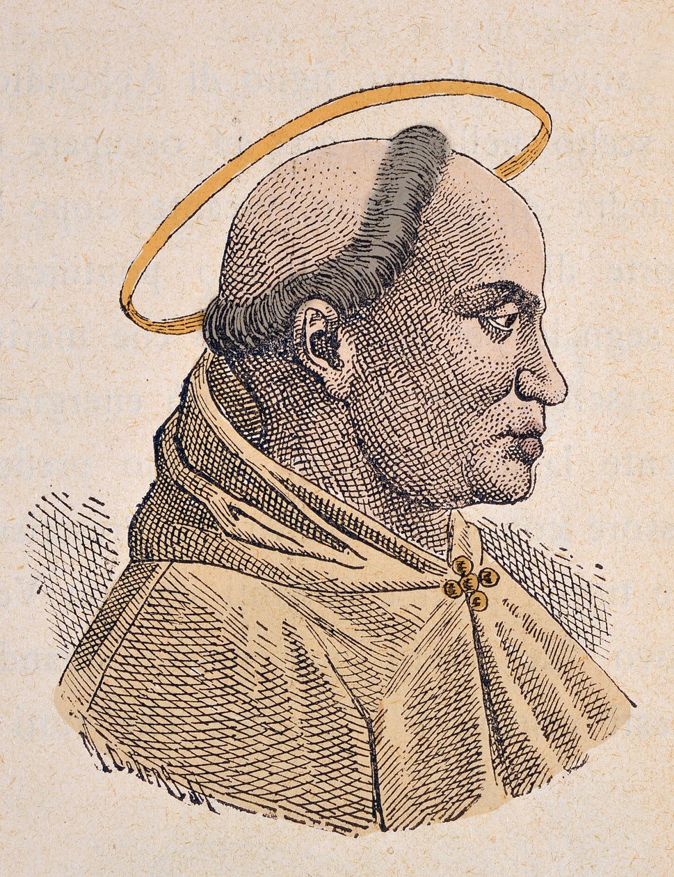 Portrait du pape Victor Ier (ca. 189-199) - Italian School