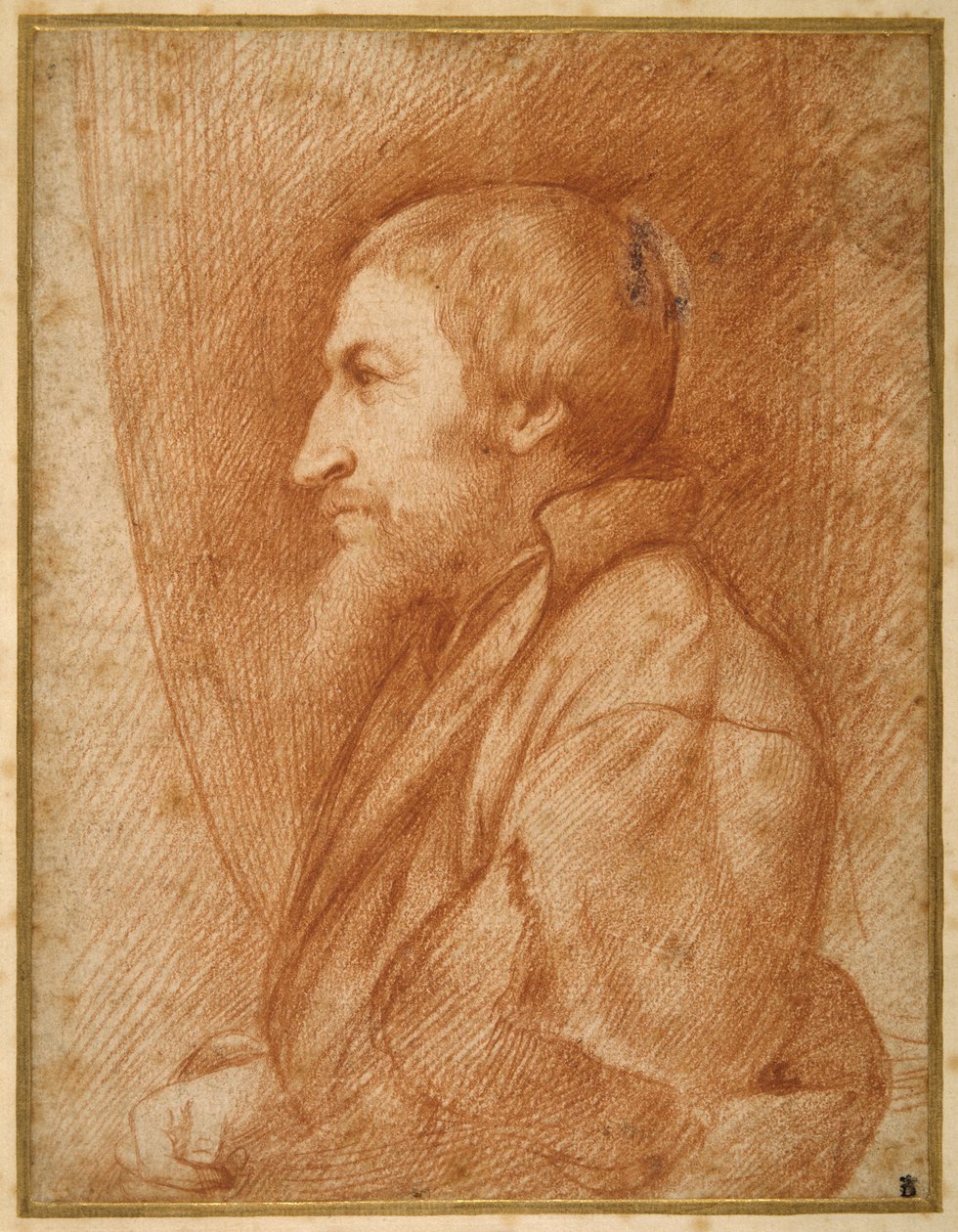 Portrait de profil (autoportrait ?) d