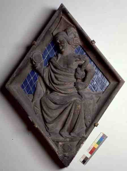 Prudence, carreau en relief du Campanile - Italian School