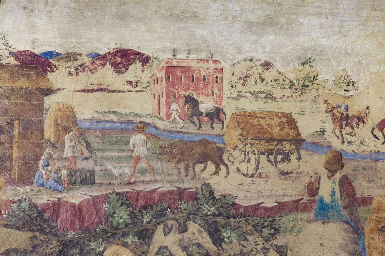Rivière et vie rurale, Scènes de vie de la cour de Borso d