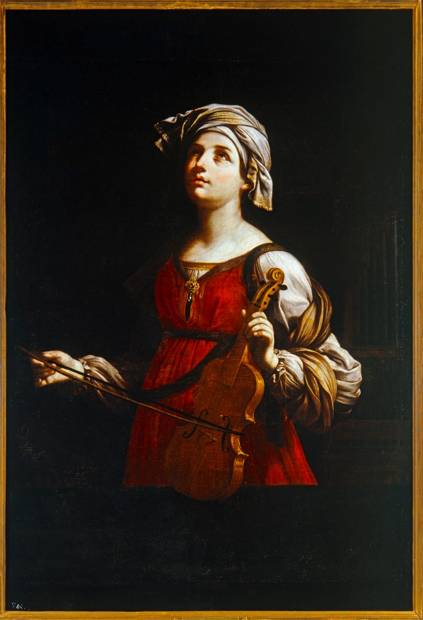 Sainte Cécile (peinture) - Italian School
