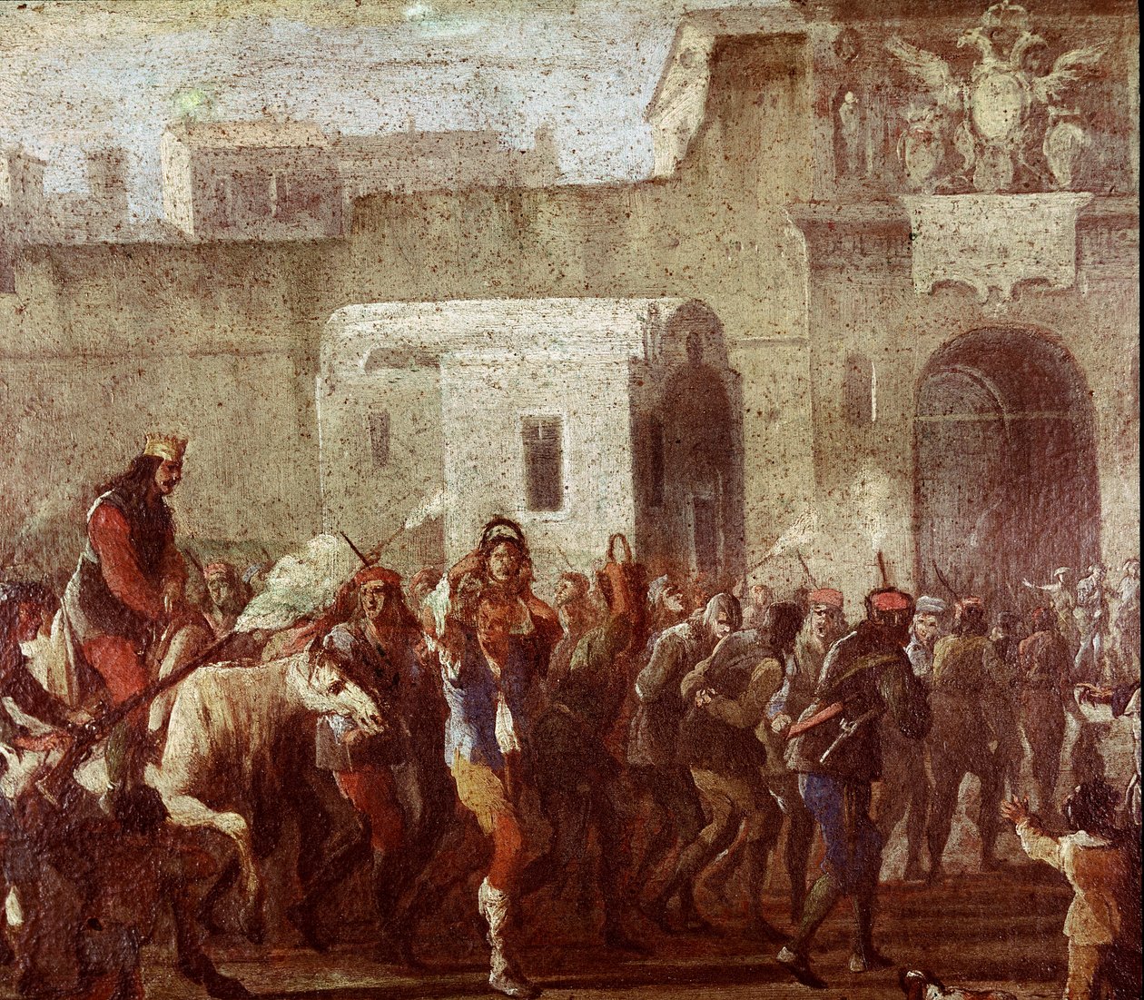 Scène de punition des voleurs à l