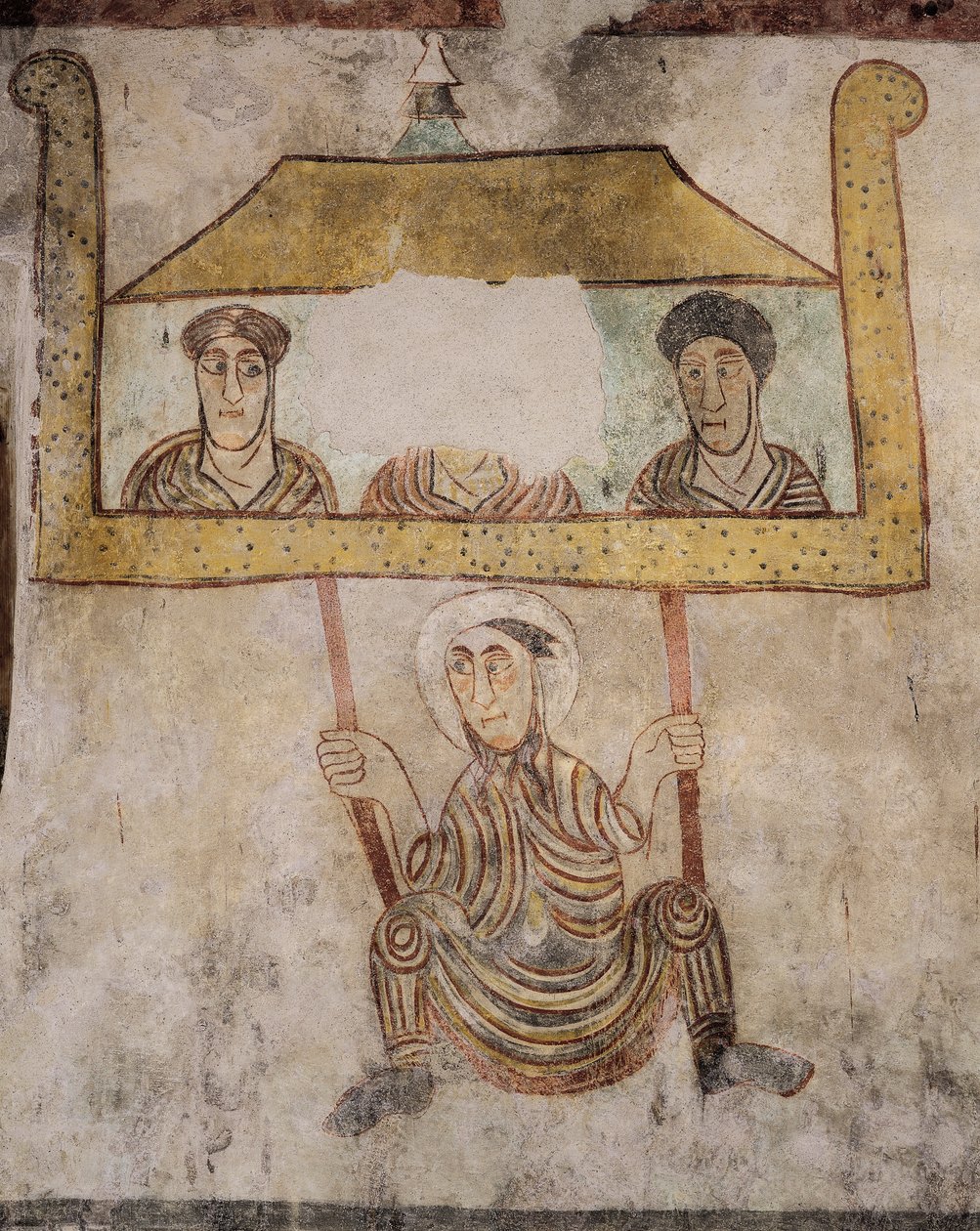 Saint Proculus se balançant sur une corde (détail) - Italian School