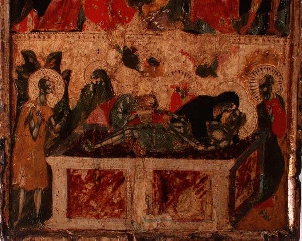 La Déposition du Christ (partie inférieure) - Italian School