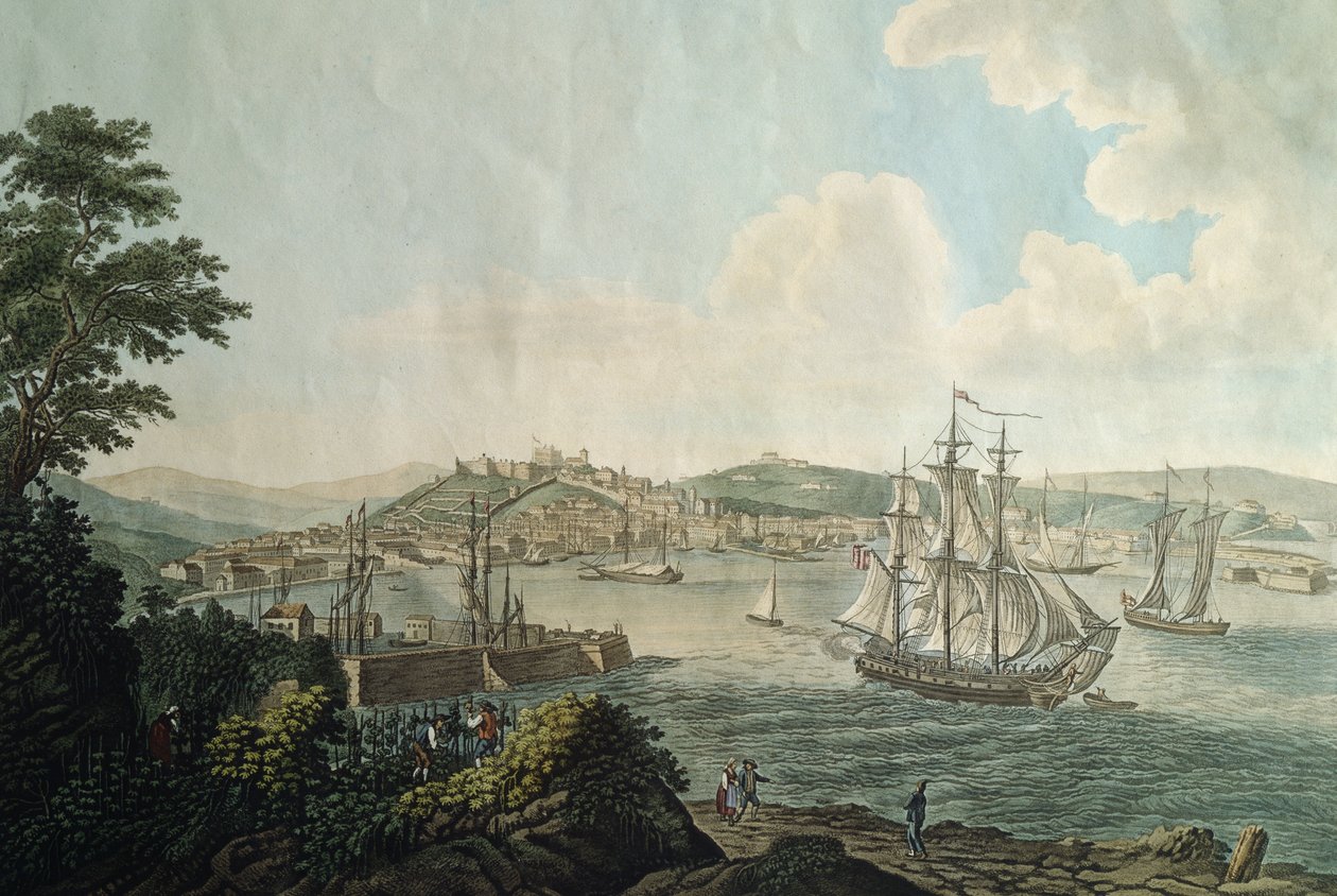 Ville de Trieste et son port franc, Italie - Italian School