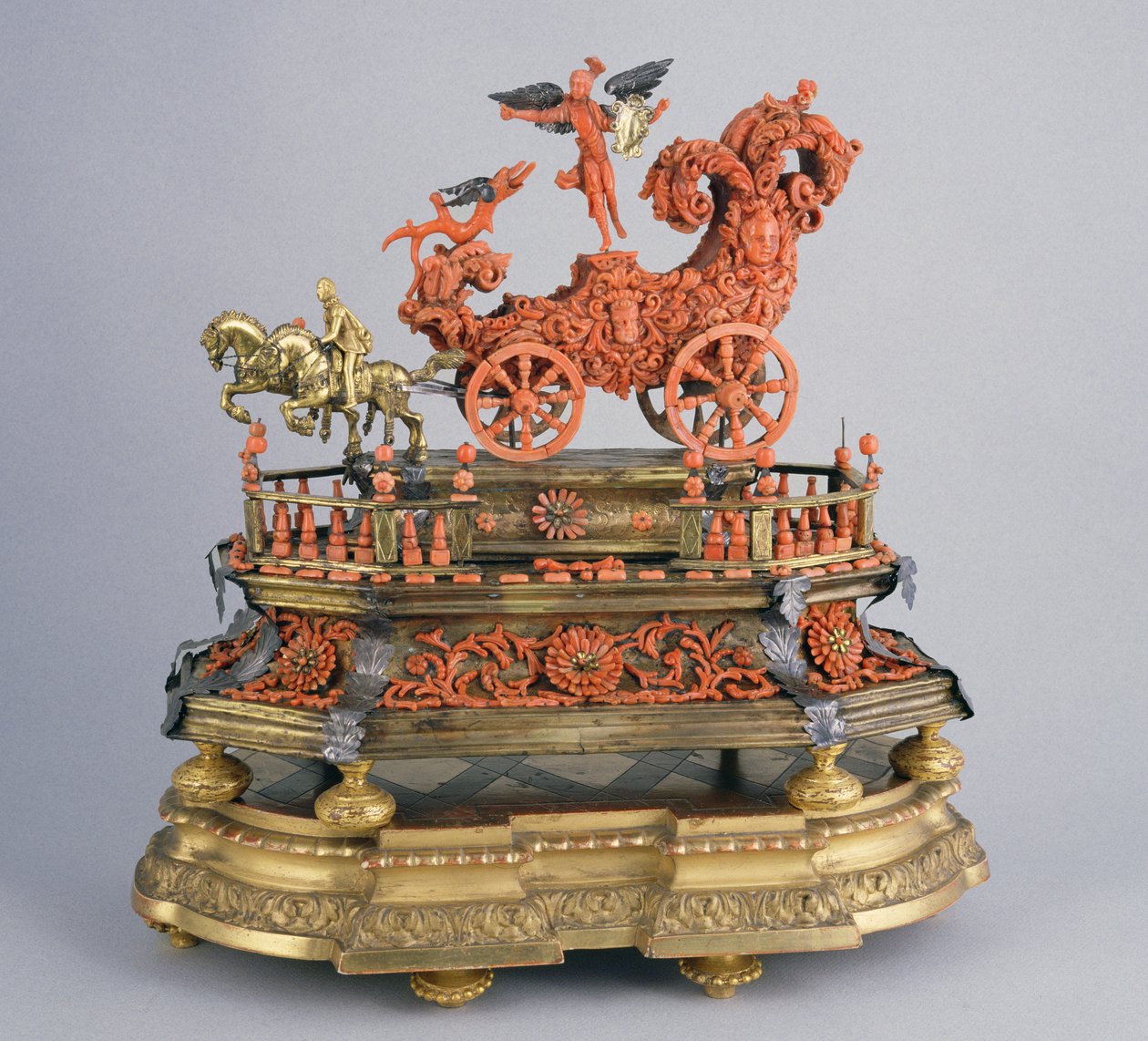 Triomphe en corail - Italian School