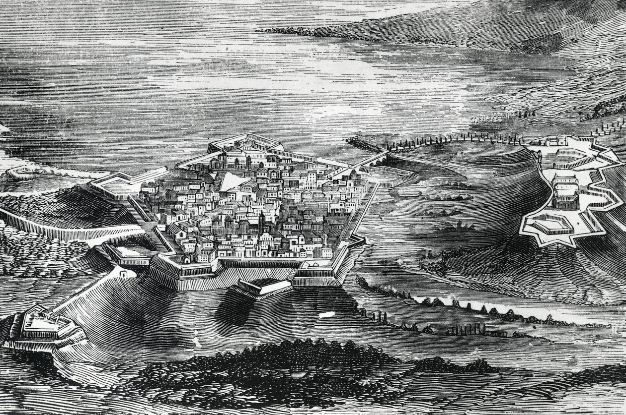Vue de Peschiera del Garda - Italian School