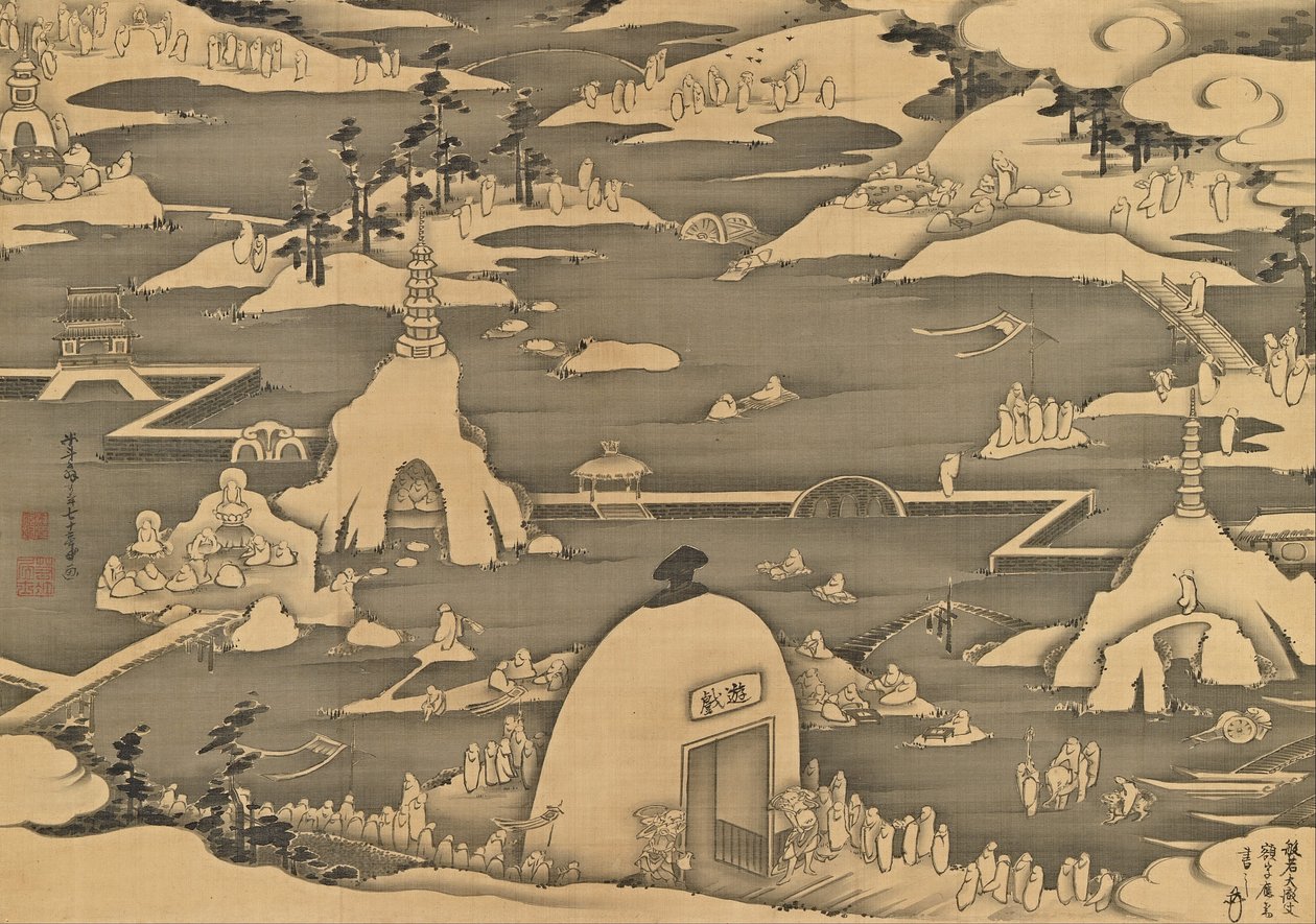 Cinq cents arhats - Ito Jakuchu