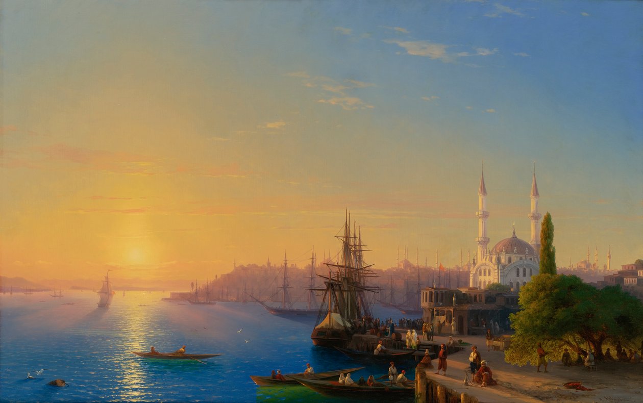 Vue de Constantinople et du Bosphore - Ivan Konstantinovich Aivazovsky