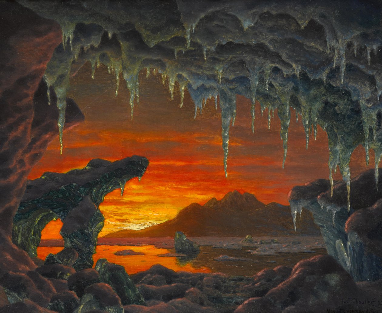 Maquette pour un décor Grotte Arctique - Ivan Fedorovich Choultse