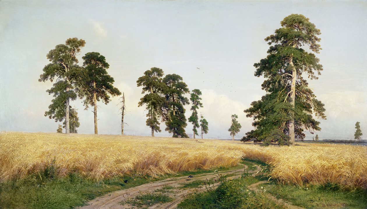 Le champ de blé - Ivan Ivanovich Shishkin