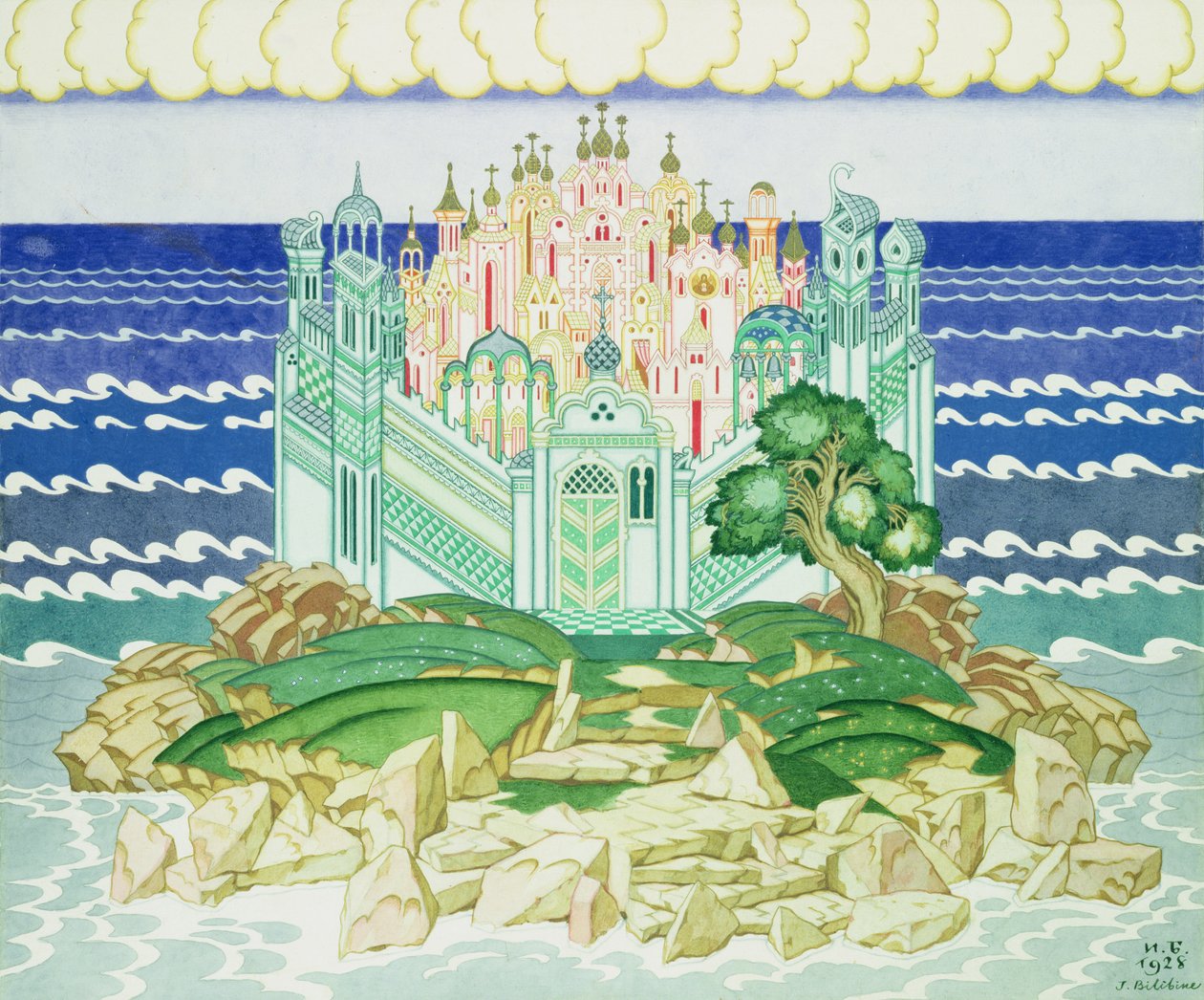 Conception pour le décor de la production de 1928 de l