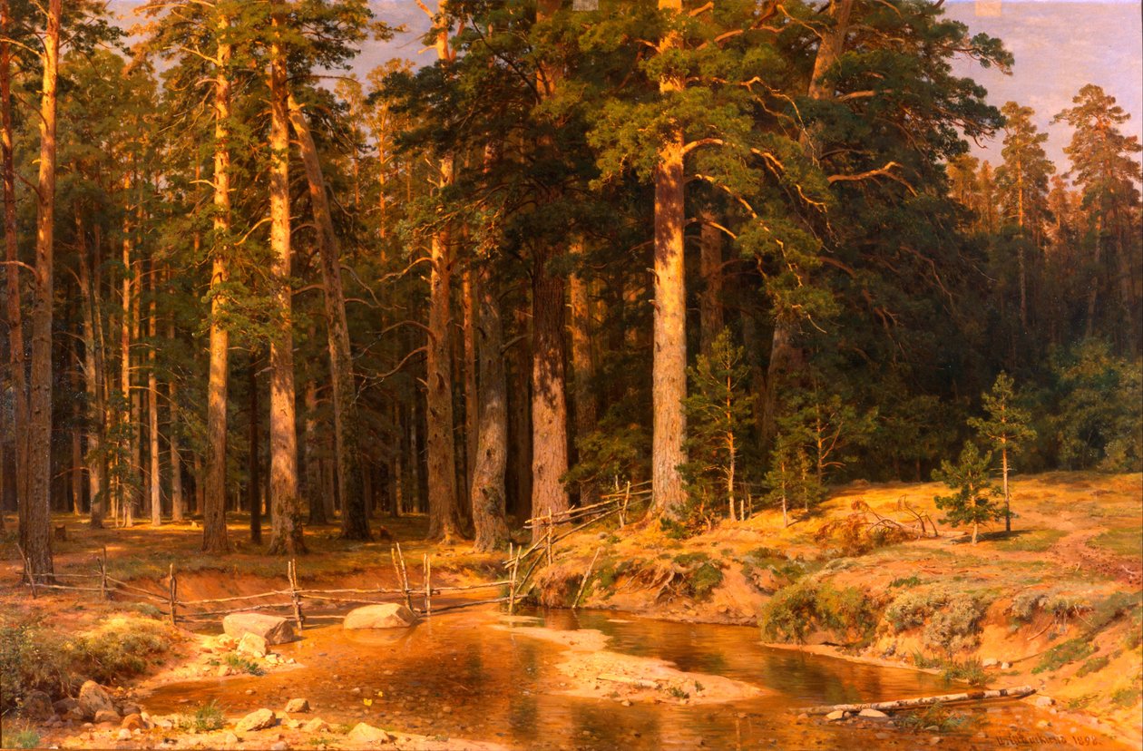 Bosquet de mast-trees - Ivan Ivanovich Shishkin
