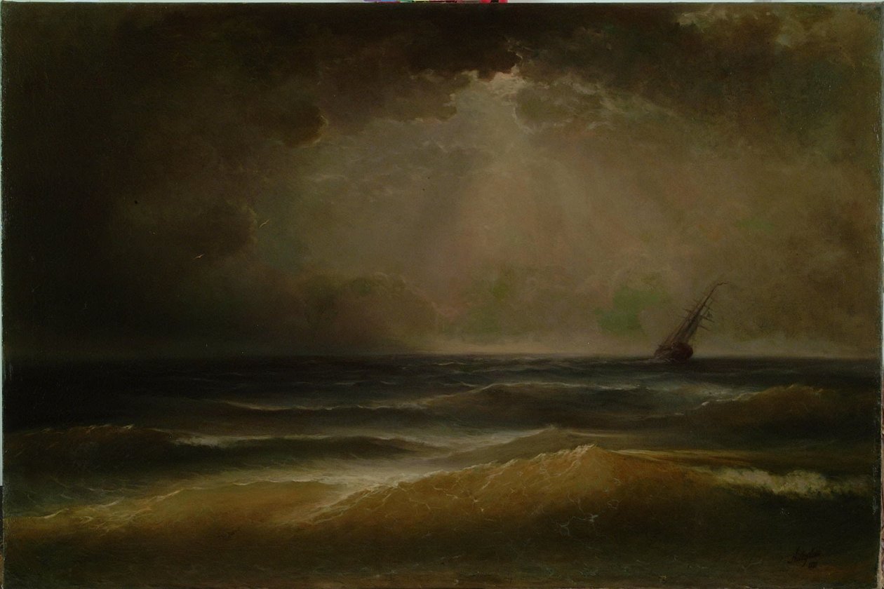 Tempête - Ivan Aivazovsky