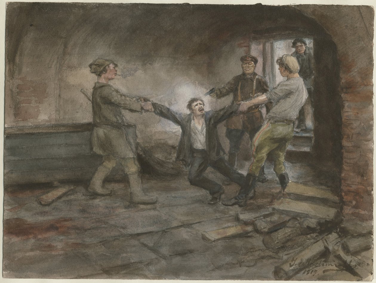 Homme détenu et exécuté de la série d