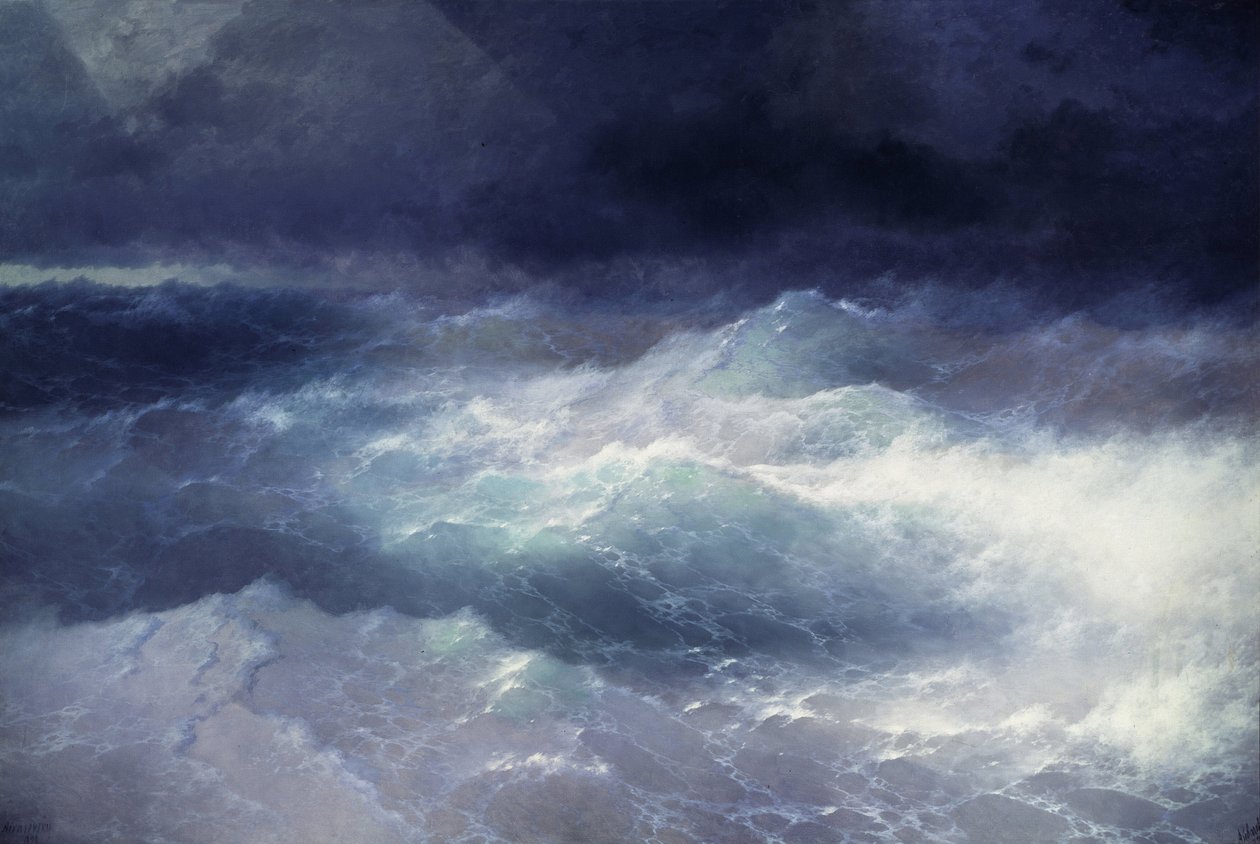 Parmi les vagues - Ivan Konstantinovich Alvazosky