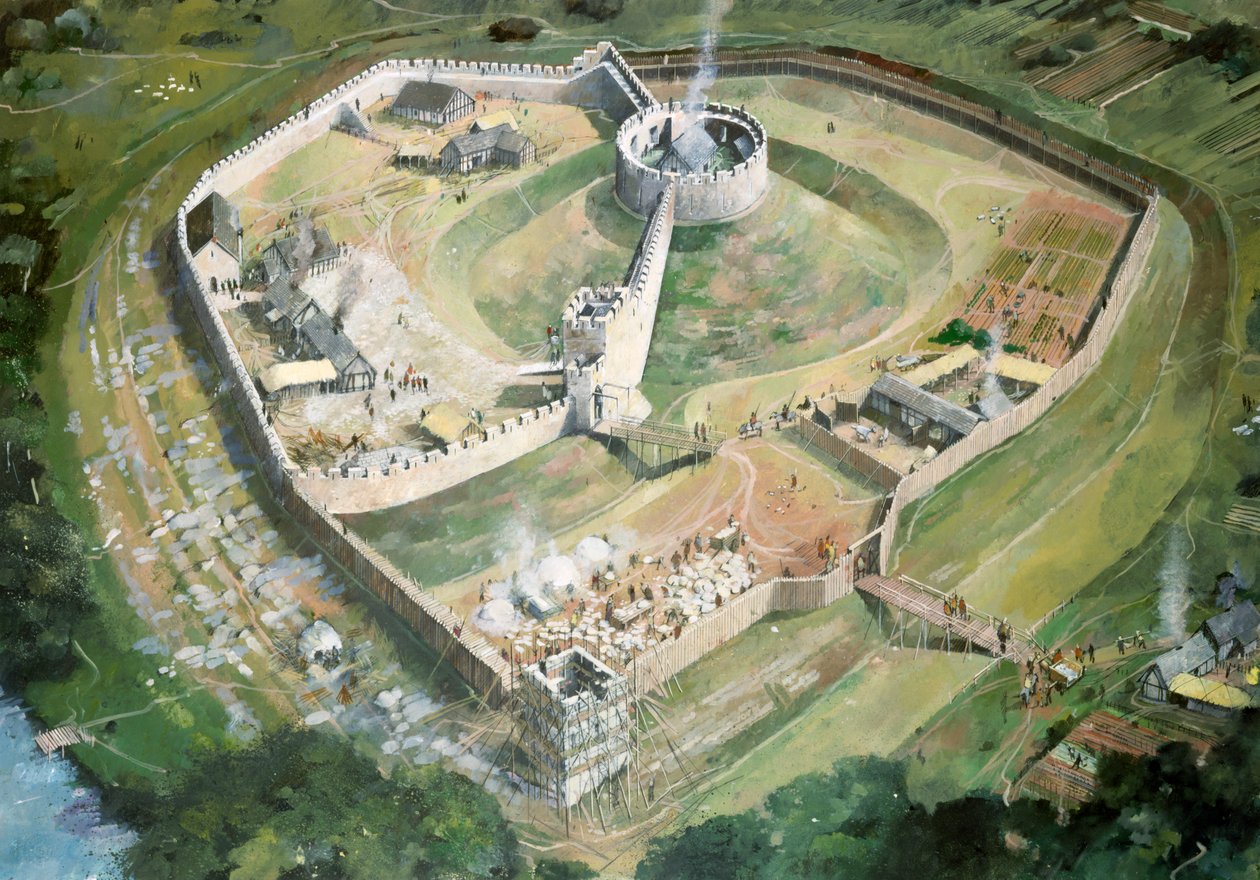 Château de Pickering, 13ème siècle - Ivan Lapper