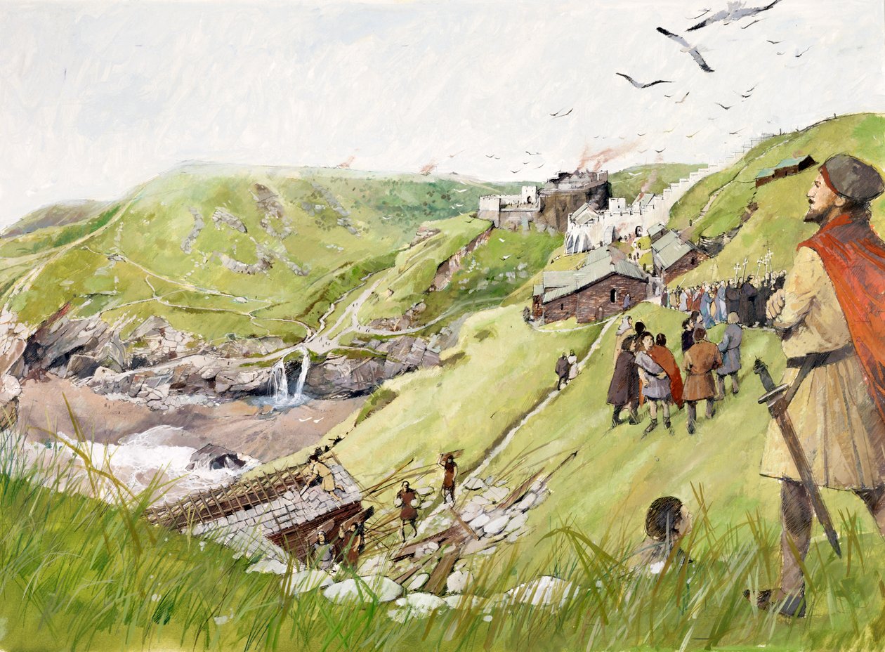 Le château de Tintagel à l