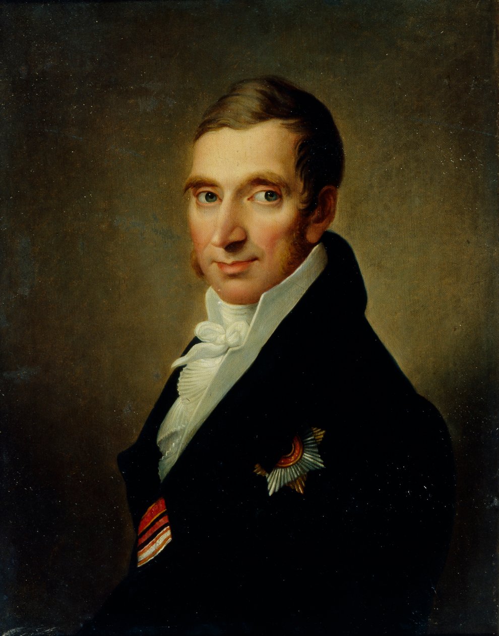Portrait du médecin Johann-Georg von Ruehl 1768-1846, 1823 - Ivan Vasilyevich Luchaninov
