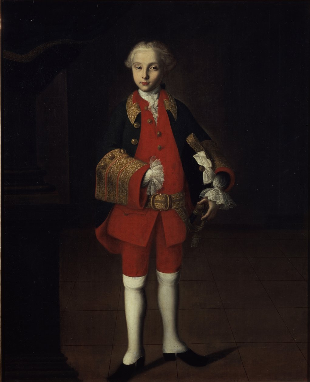 Portrait du comte Wilhelm Georg von Fermor 1749-1828, vers 1750 - Ivan Yakovlevich Vishnyakov