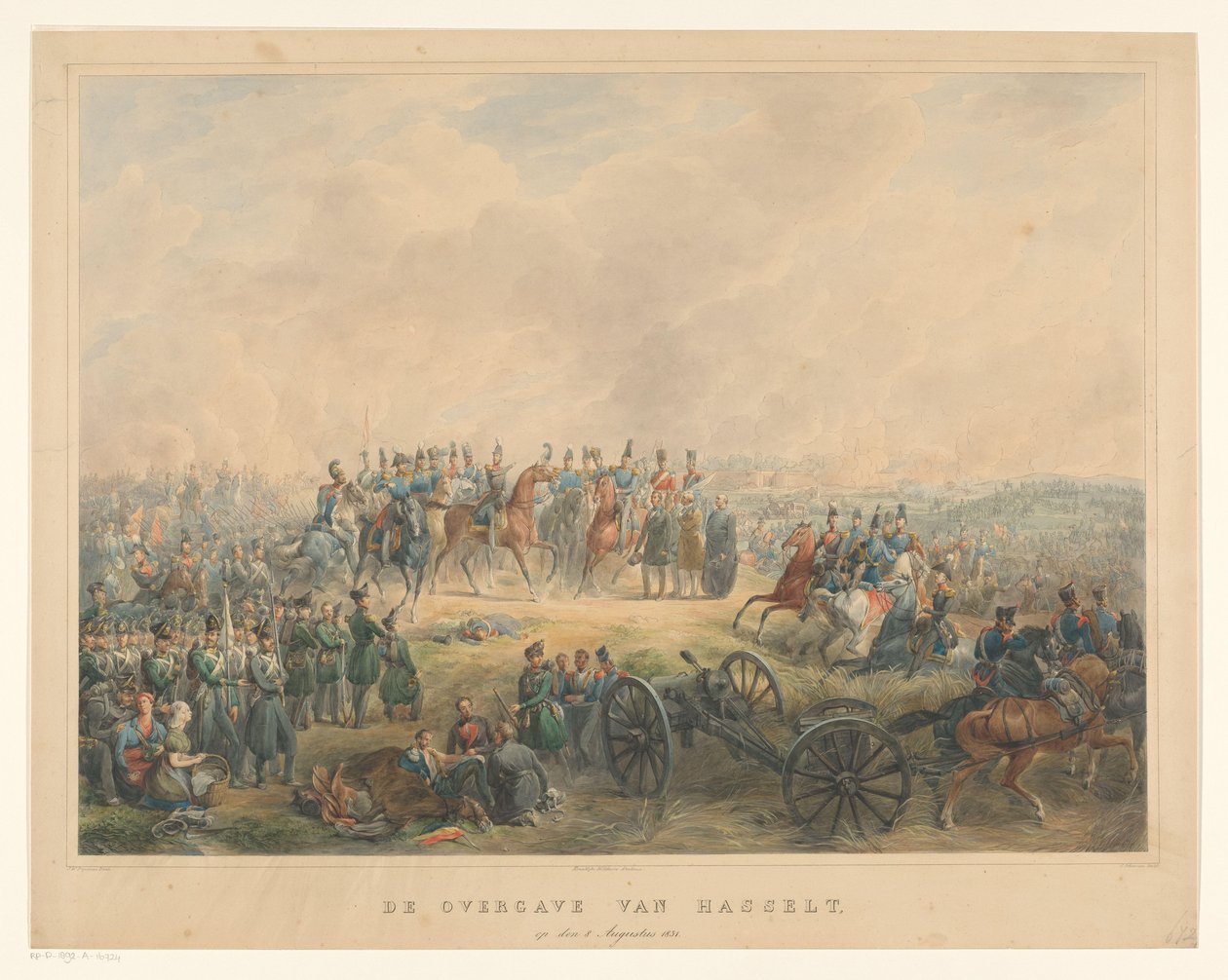 Reddition de Hasselt le 8 août 1831 - Izaak Schouman