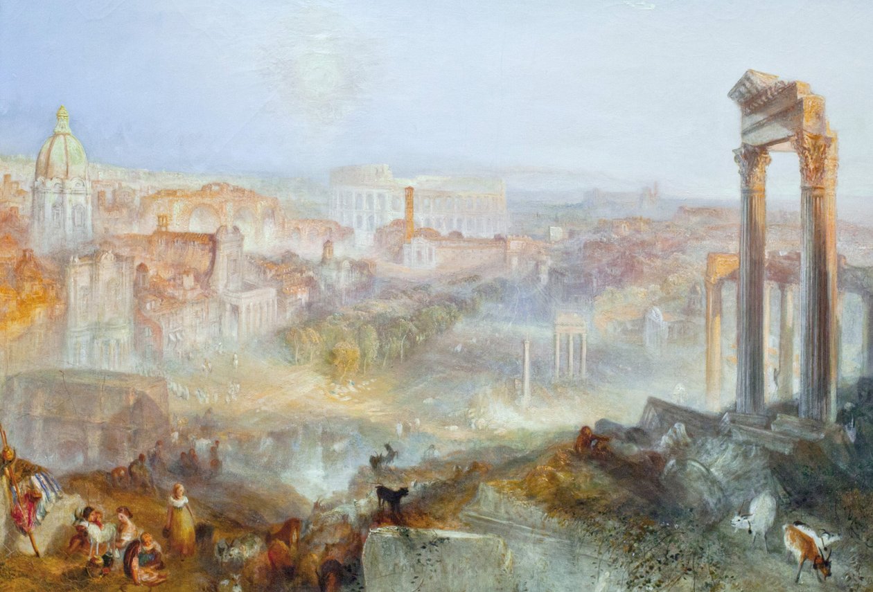 Rome moderne - Campo Vacino - Joseph Mallord William Turner
